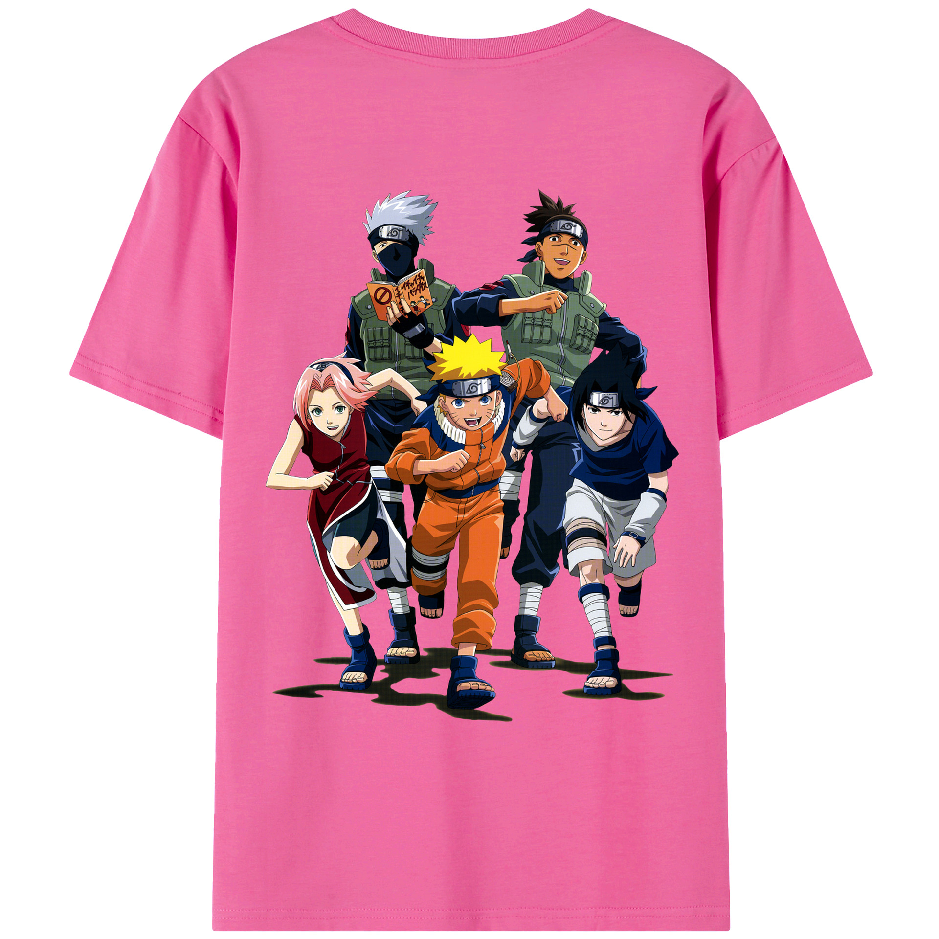 （画像用） NARUTO -ナルト- うずまき ナルト Uzumaki Naruto レディース半袖Tシャツ(バックプリント)
